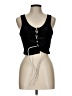 Love J Black Sleeveless Blouse Size L - photo 1