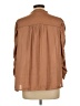 Express 100% Polyester Brown 3/4 Sleeve Blouse Size L - photo 2