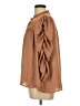 Express 100% Polyester Brown 3/4 Sleeve Blouse Size L - photo 5