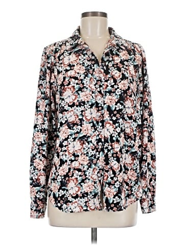 LC Lauren Conrad Long Sleeve Blouse (view 1)