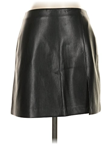 Sunday Best Faux Leather Skirt (view 1)