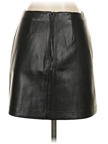 Sunday Best Faux Leather Skirt (view 2)