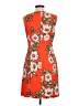 J Howard Floral Orange Cocktail Dress Size 10 - photo 2