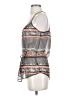 Glam 100% Polyester Gray Sleeveless Blouse Size S - photo 5
