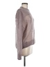 Sweaty Betty Metallic Silver Pullover Sweater Size 6 - photo 4