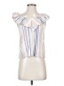 Ava James White Sleeveless Blouse Size S - photo 1