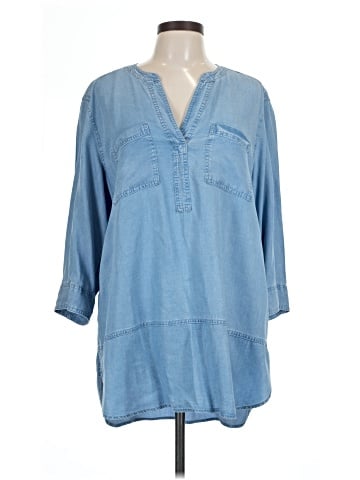 Westbound 3/4 Sleeve Button-Down Shirt (view 1)