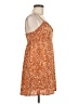 Monteau 100% Polyester Animal Print Orange Casual Dress Size M - photo 4