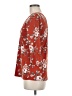 Nine Britton Floral Red 3/4 Sleeve T-Shirt Size M - photo 5