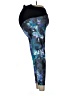 Isabel Maternity Print Blue Active Pants Size Med Maternity - photo 5