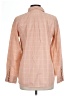Garnet Hill Color Block Pink Orange Long Sleeve Button-Down Shirt Size 10 - photo 2