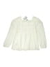 Max 100% Cotton Ivory Long Sleeve Blouse Size 13 - 14 - photo 2