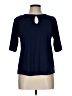 Bobeau Blue 3/4 Sleeve Top Size L - photo 1