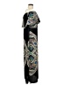 Mossimo 100% Polyester Paisley Black Cocktail Dress Size M - photo 4