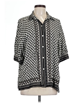 Max Studio 3/4 Sleeve Button Down Shirt