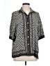 Max Studio Black 3/4 Sleeve Button-Down Shirt Size L - photo 1