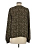 CAbi 100% Polyester Brown Long Sleeve Blouse Size S - photo 2