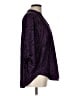 Lush 100% Polyester Animal Print Purple 3/4 Sleeve Blouse Size L - photo 4