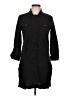 Theory Black 3/4 Sleeve Button-Down Shirt Size 10 - photo 1