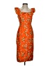 By Anthropologie Orange Cocktail Dress Size S (petite) - photo 2