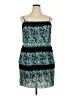 Assorted Brands Tie-dye Teal Cocktail Dress Size 2X - photo 1