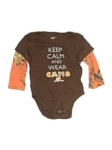 Mossy Oak Long Sleeve Onesie (view 1)