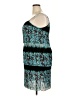 Assorted Brands Tie-dye Teal Cocktail Dress Size 2X - photo 5