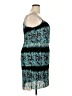 Assorted Brands Tie-dye Teal Cocktail Dress Size 2X - photo 4