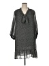 Max Studio 100% Polyester Gray Casual Dress Size XL - photo 1