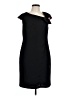 Jax 100% Polyester Solid Black Cocktail Dress Size 10 - photo 1