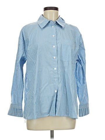 Attitudes by Renee Long Sleeve Button-Down Shirt (view 1)