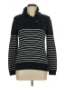 Chaps 100% Cotton Stripes Black Pullover Sweater Size L - photo 1