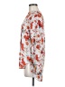 Catwalk to Sidewalk 100% Polyester Floral White Long Sleeve Blouse Size M - photo 5