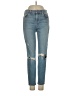 J Brand Hearts Blue Jeans Size 26 waist - photo 1