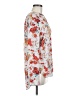 Catwalk to Sidewalk 100% Polyester Floral White Long Sleeve Blouse Size M - photo 4