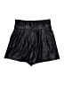 Zara Metallic Black Shorts Size M - photo 1
