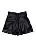 Zara Metallic Black Shorts Size M - photo 2