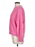 Ann Taylor LOFT Solid Pink Pullover Sweater Size L - photo 5