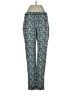 J. McLaughlin 100% Spandex Print Teal Casual Pants Size S - photo 1