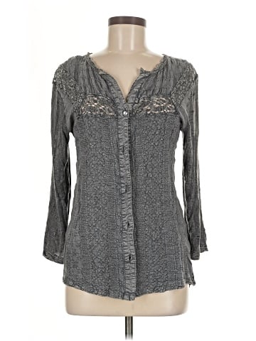 Solitaire Long Sleeve Blouse (view 1)