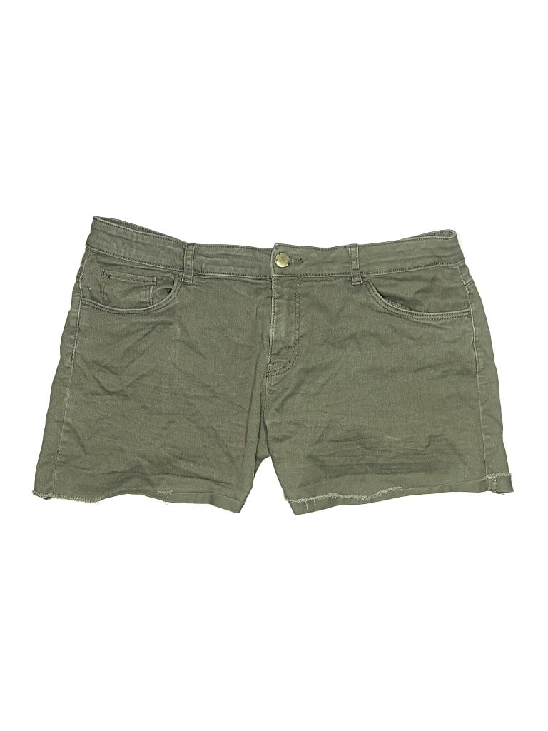 Pre-owned H&m Khaki Shorts In Green
