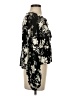 Renee C. Floral Black Long Sleeve Blouse Size XS - photo 4