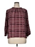 Elle 100% Polyester Burgundy 3/4 Sleeve Blouse Size XL - photo 1