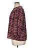 Elle 100% Polyester Burgundy 3/4 Sleeve Blouse Size XL - photo 5
