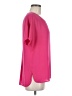 DR2 100% Polyester Pink Short Sleeve Blouse Size M - photo 4