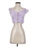Unbranded Purple Short Sleeve Top Size M - photo 1