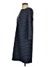 Ann Taylor LOFT Chevron-herringbone Blue Casual Dress Size S (tall) - photo 5