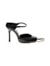 Sportmax 100% Leather Black Heels Size EU 39 - photo 1