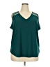 89th & Madison Teal Sleeveless Blouse Size 2X - photo 1