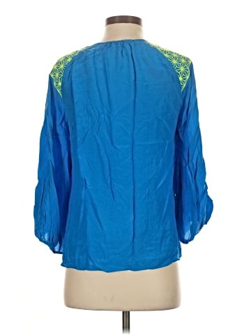 Nanette Lepore 3/4 Sleeve Silk Top (view 2)